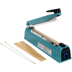 12inch Hand Impulse Sealer Heat Seal Machine Poly Sealing Free Element Grip