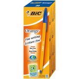 BiC Cristal Fine Ball Pen Orange Green