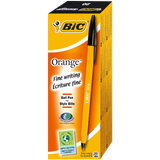 BiC Cristal Fine Ball Pen Orange Green
