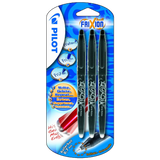 Pilot Frixion Erasable Rollerball Pack of 3 Black