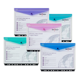 Snopake 15694 Polyfile A4 High Capacity Ring Binder Popper Wallet Landscape