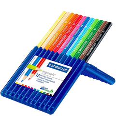 Staedtler Ergosoft 157 SB24 Triangular Colouring Pencils Assorted Colours