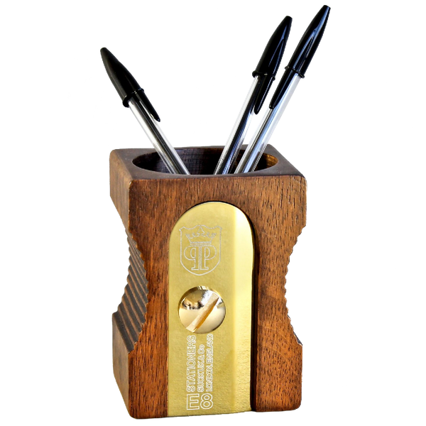 SUCK UK Pencil Sharpener Desk Tidy Natural