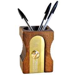 SUCK UK Pencil Sharpener Desk Tidy Natural