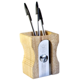 SUCK UK Pencil Sharpener Desk Tidy Natural